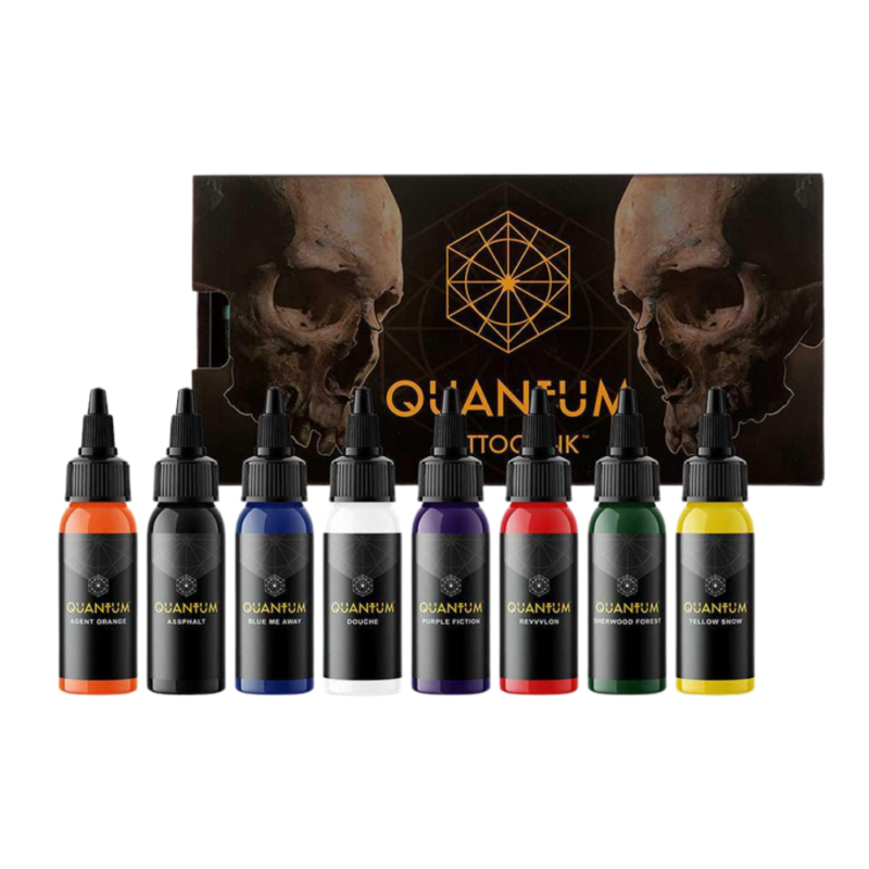 QUANTUM ORIGINALS Basic Tattoo Ink Set of 8